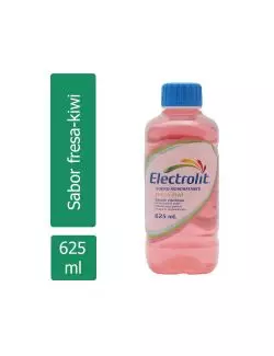 Electrolit Suero Rehidratante Botella Con 625mL Sabor Fresa-Kiwi