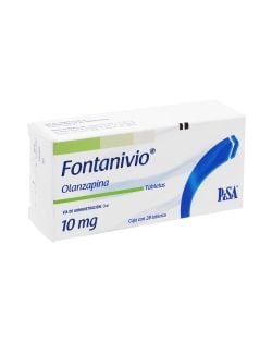 Fontanivio® 10 mg (Olanzapina) - 28 Tabletas - Pisa