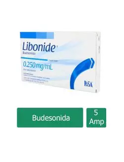 Libonide 0.250mg/mL Caja Con 5 Frascos Ámpula
