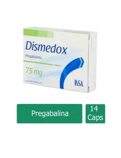 Dismedox 75mg Caja Con 14 Cápsulas