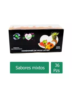 Preservativo DL Caja Con 3 Unidades Sabor Cocktail