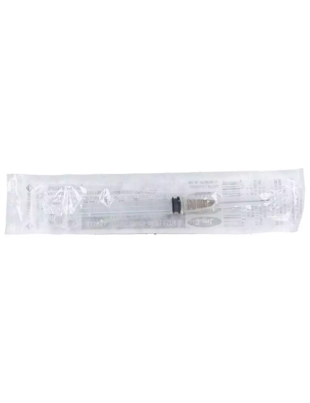 DL Jeringa Desechable Con Aguja De 3 mL Empaque Con 1 Pieza