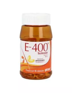 Vitamina E 400 Frasco Con 90 Cápsulas