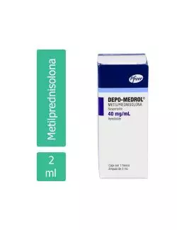 Depo Medrol 40mg/mL Caja Con 1 Frasco Ámpula Con 2mL