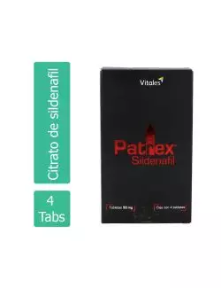 Patrex 50 mg Caja Con 4 Tabletas Recubiertas