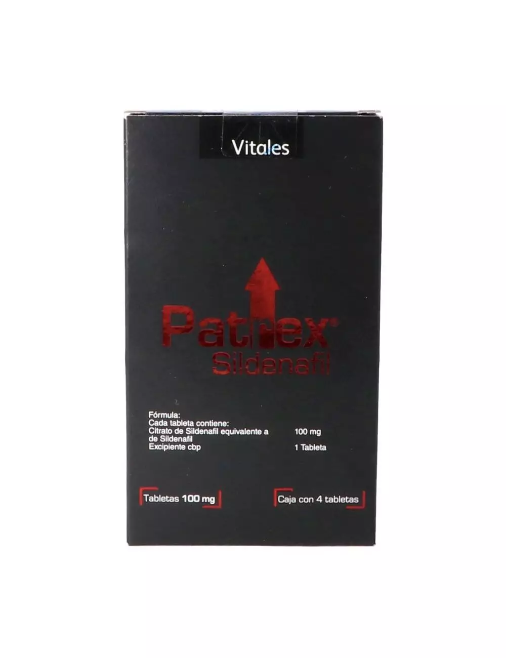 Patrex 100mg Caja Con 4 Tabletas Recubiertas