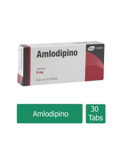 Amlodipino 5mg Caja Con 30 Tabletas