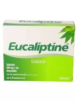 Eucaliptine 100 mg Caja Con 10 Ampolletas Con 1 mL