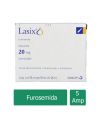 Lasix 20 mg Solución Inyectable Caja Con 5 Ampolletas Con 2 mL