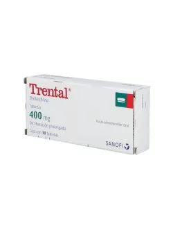 Trental 400 mg Caja Con 30 Tabletas