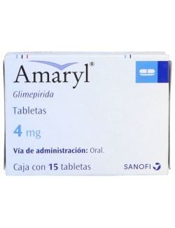 Amaryl 4 mg Caja Con 15 Tabletas