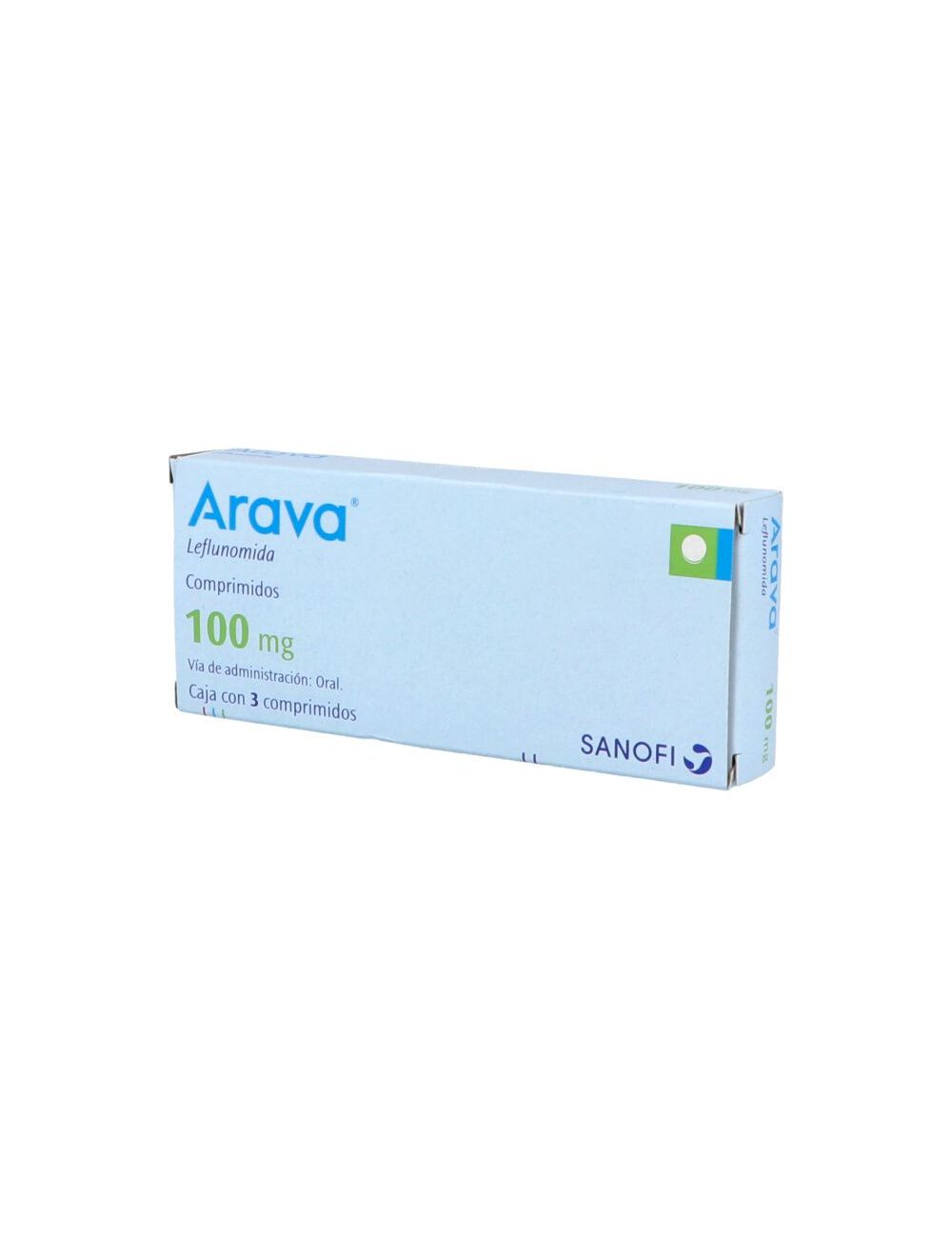 Arava 100 mg Caja Con 3 Comprimidos