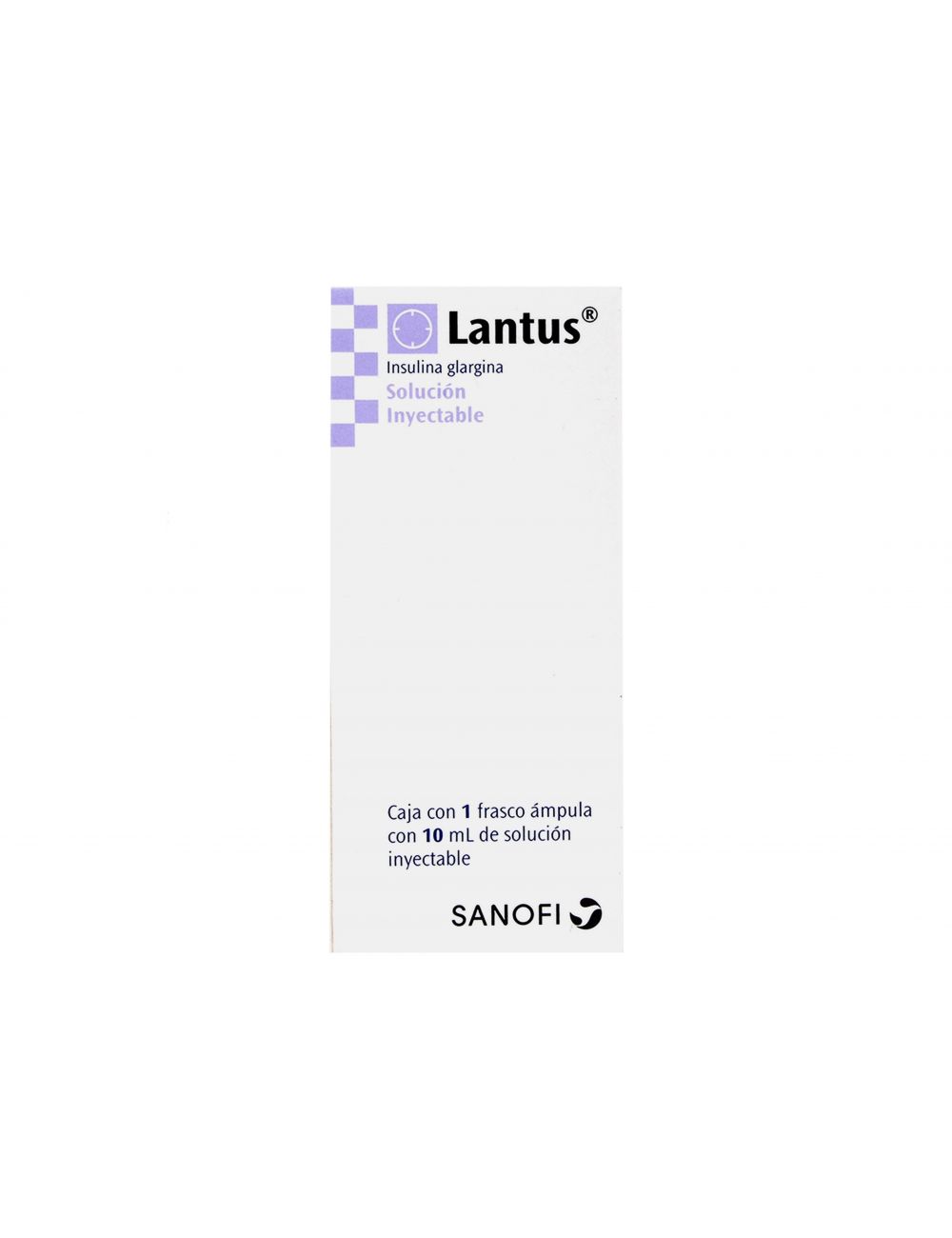 Lantus Solución Inyectable Caja Con 1 Frasco Ámpula Con 10 mL - RX3