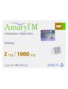 Amaryl M 2 mg / 1000 mg Caja Con 16 Tabletas