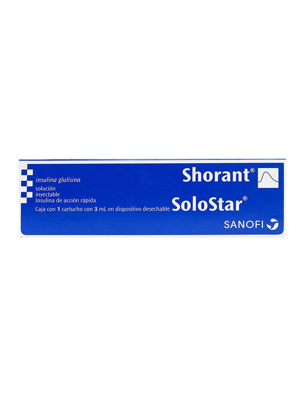 Shorant Solostar 100 UI Caja Con 1 Cartucho Con 3 mL RX3