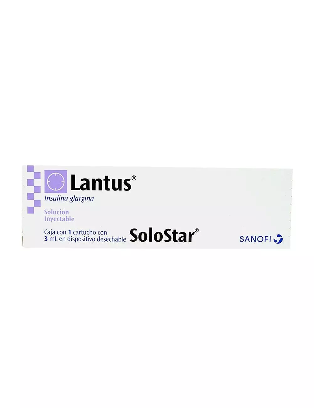 Lantus 100 U.I Caja Con 1 Cartucho Con 3 mL RX3