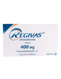 Regivas 400 mg Caja Con 20 Tabletas Recubiertas