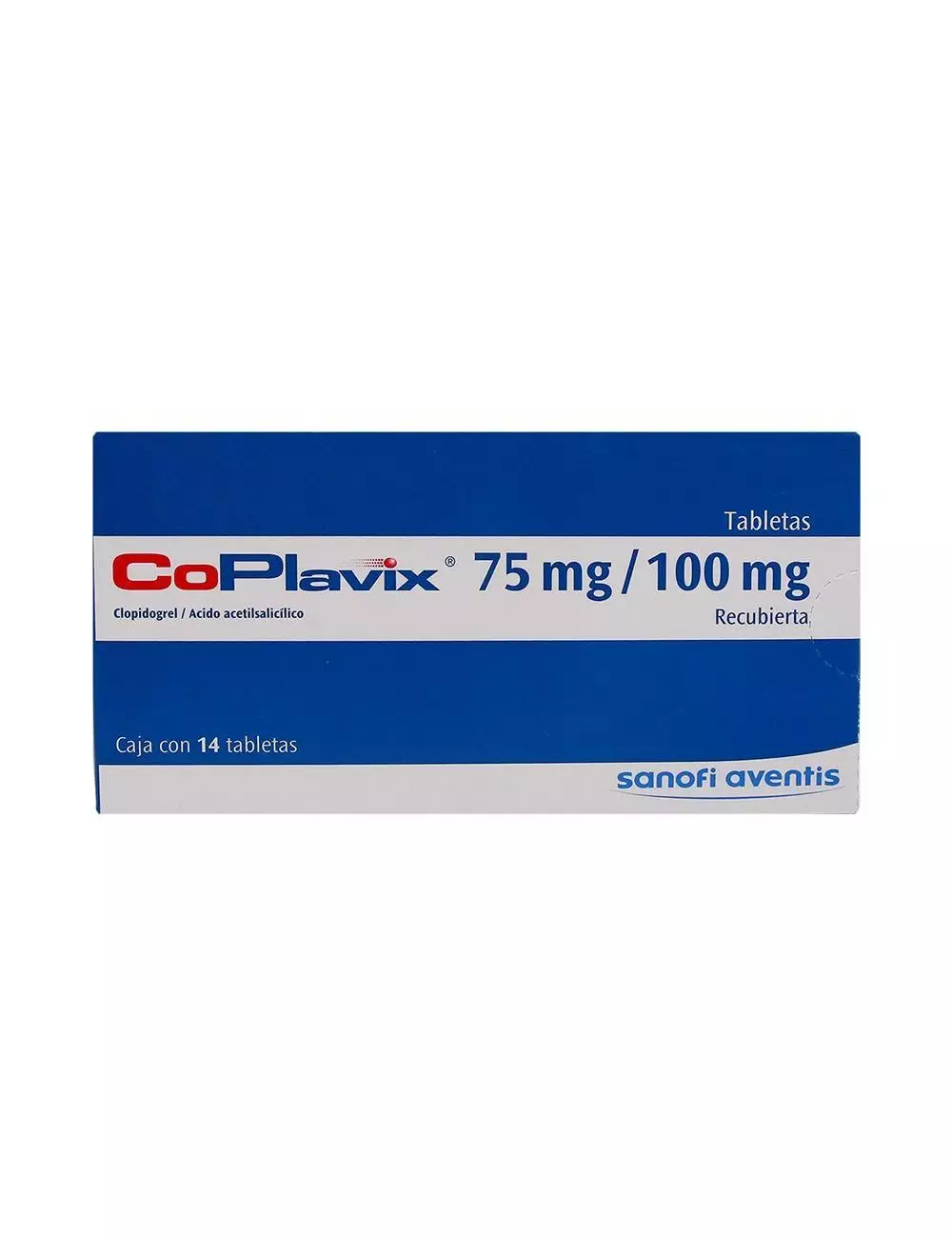 Coplavix 75mg/100mg Caja Con 14 Tabletas