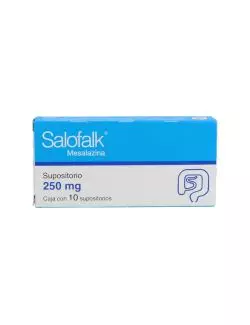 Salofalk Supositorios 250 mg Caja Con 10 Supositorios