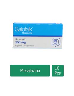 Salofalk Supositorios 250 mg Caja Con 10 Supositorios