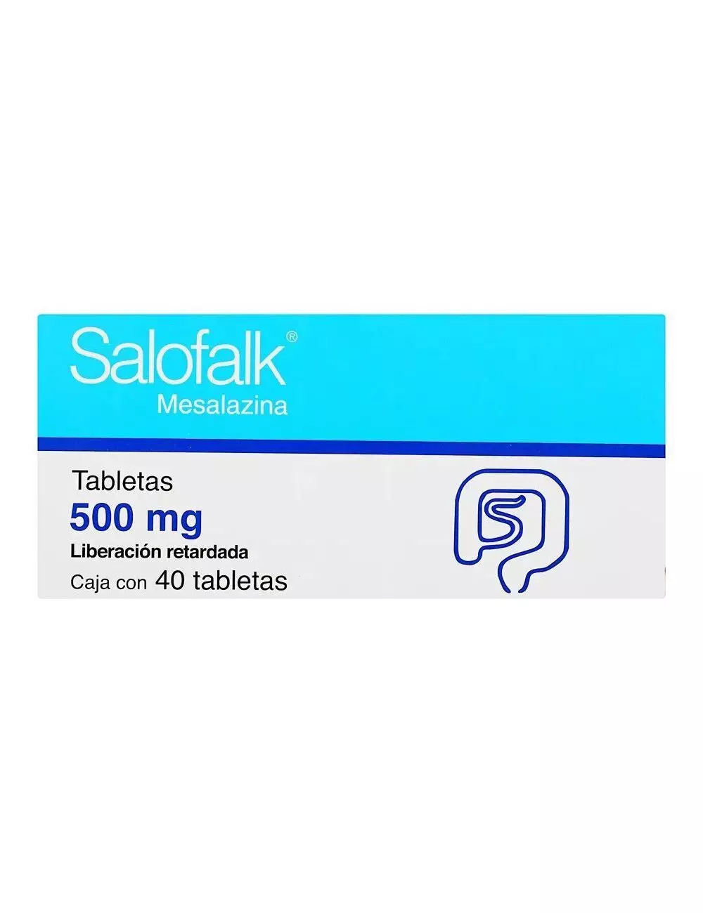 Salofalk 500 mg Caja con 40 Tabletas