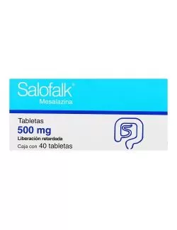 Salofalk 500 mg Caja con 40 Tabletas