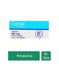 Salofalk 500 mg Caja con 40 Tabletas