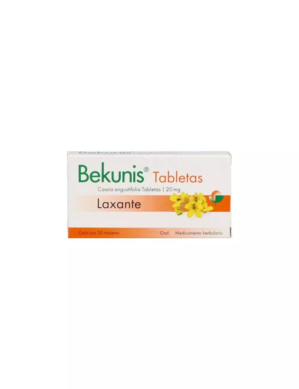 Bekunis Laxante 185 mg Caja Con 30 Tabletas