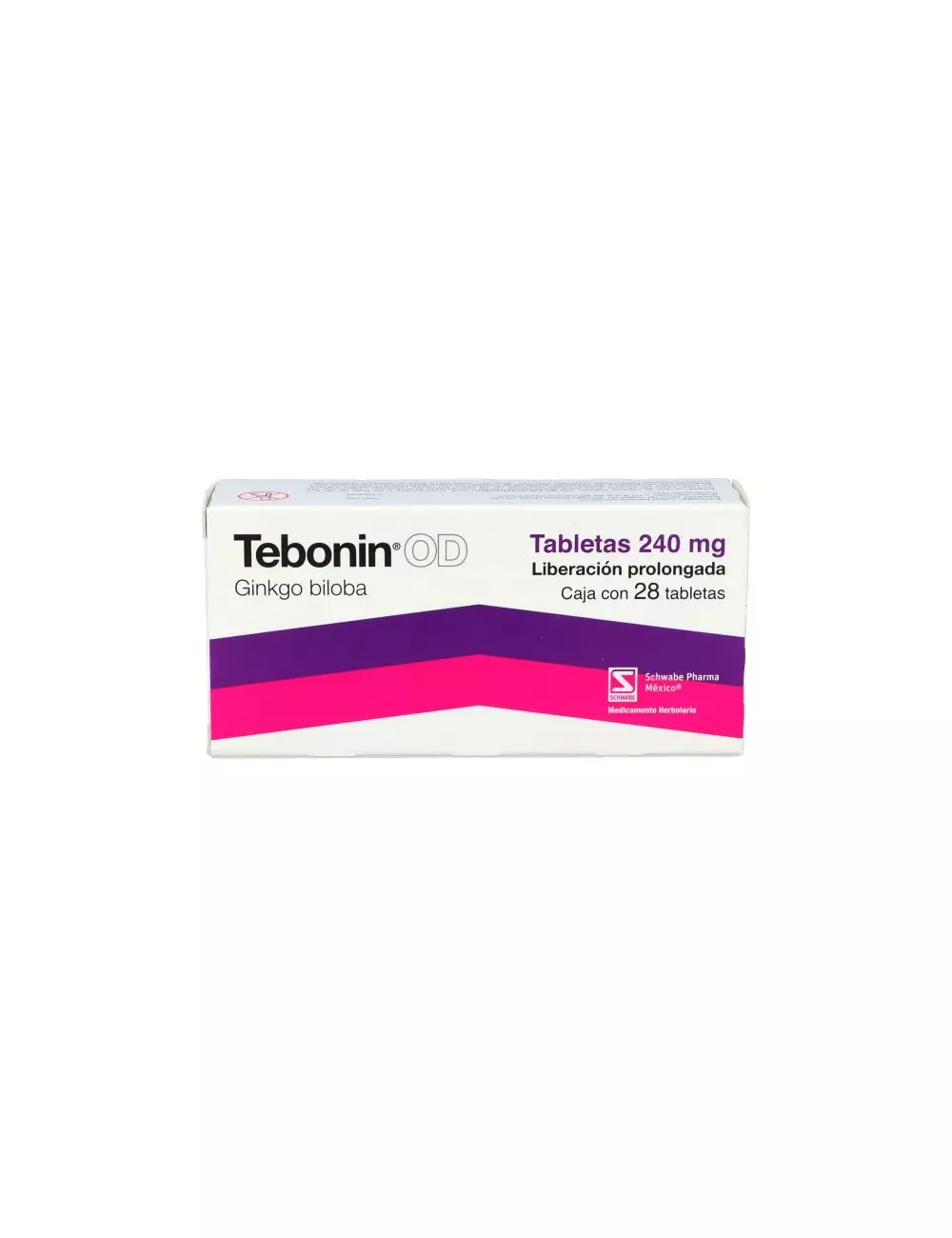 Tebonin OD 240 mg Caja Con 28 Tabletas