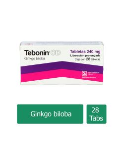 Tebonin OD 240 mg Caja Con 28 Tabletas