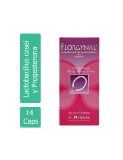 Florgynal 341 mg/ 0.2 mg/ 2 mg Caja Con 14 Cápsulas