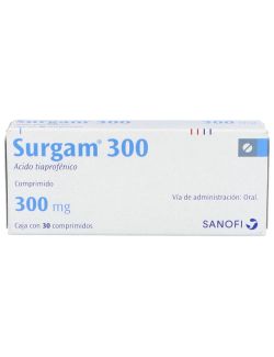 Surgam 300 mg Caja con 30 Comprimidos