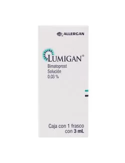 Lumigan 0.03 % Caja con Frasco con 3 mL