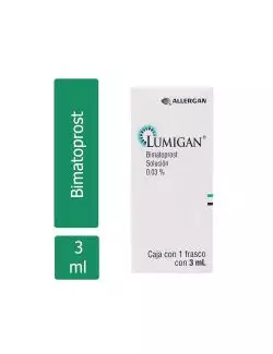 Lumigan 0.03 % Caja con Frasco con 3 mL