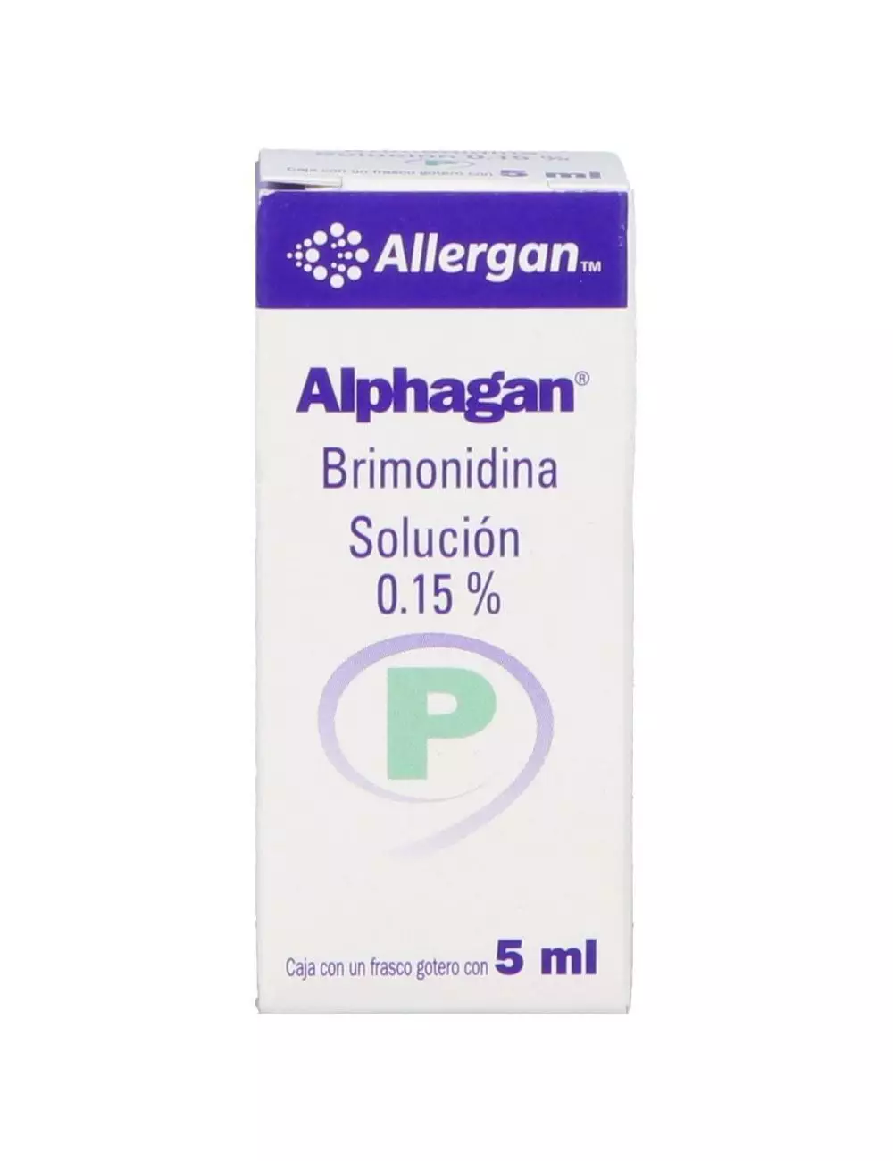 Alphagan Solución Esteril Oftálmico 0.15 % Caja Con 1 Frasco Con 5 mL