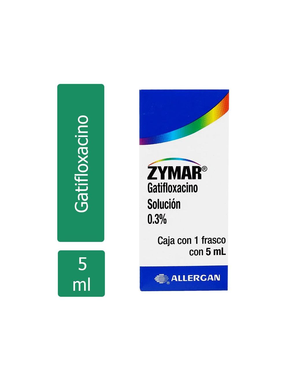 Zymar® 0.3% (Gatifloxacino) - Frasco 5ml - Allergan