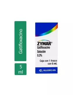 Zymar® 0.3% (Gatifloxacino) - Frasco 5ml - Allergan