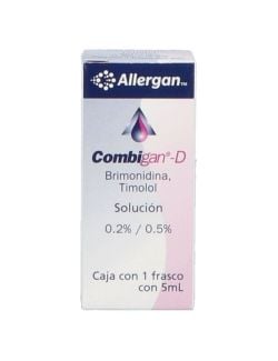 Combigan D Solución 0.2%/0.5% Caja Con Frasco Gotero Con 5 mL