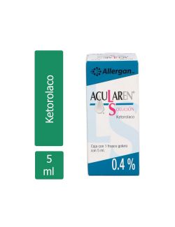 Acularen Solución .4 % Frasco Con 5 mL