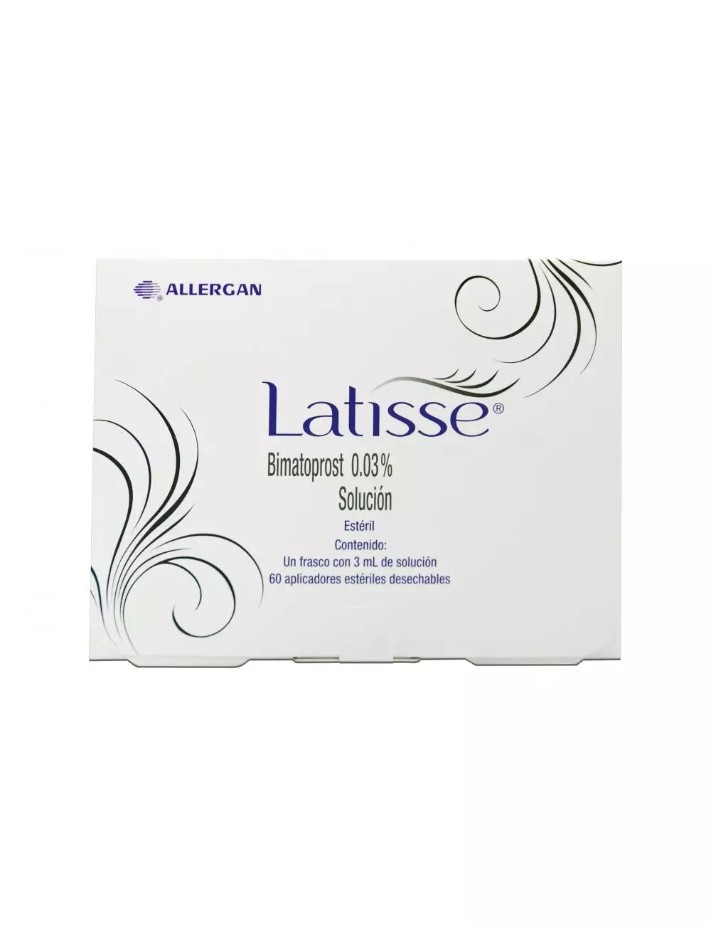 Latisse .03 % Solución Frasco 3 mL Con 60 Aplicadores.