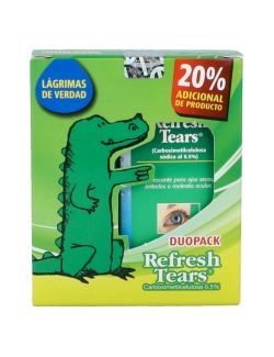 Refresh-Tears Gotas Kit Duopack Con 2 Frascos Con 3 y 15 mL