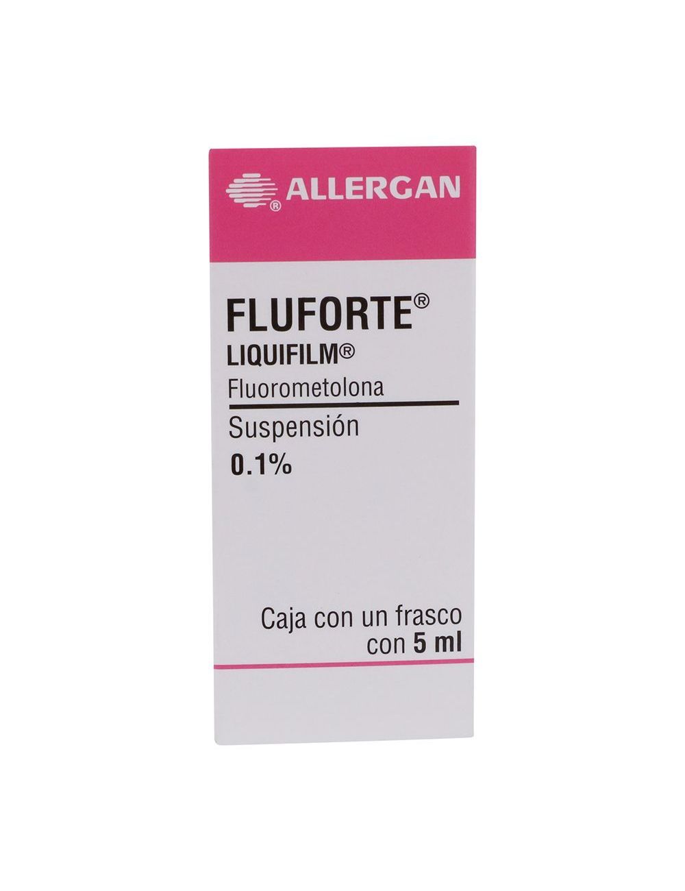 Flurorte Liquifilm Suspensión 0.1% Caja Con Frasco Con 5 mL