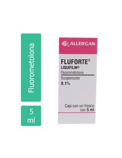 Flurorte Liquifilm Suspensión 0.1% Caja Con Frasco Con 5 mL