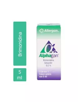 Alphagan Solución Esteril Oftálmico 0.2 % Caja Con 1 Frasco Con 5 mL