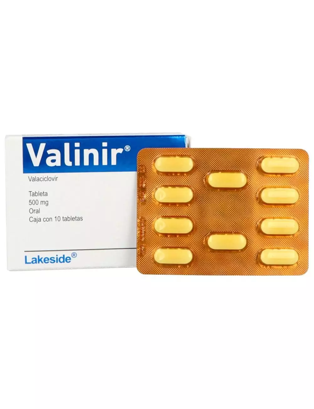 VALINIR 500 MG CAJA CON 10 COMPRIMIDOS