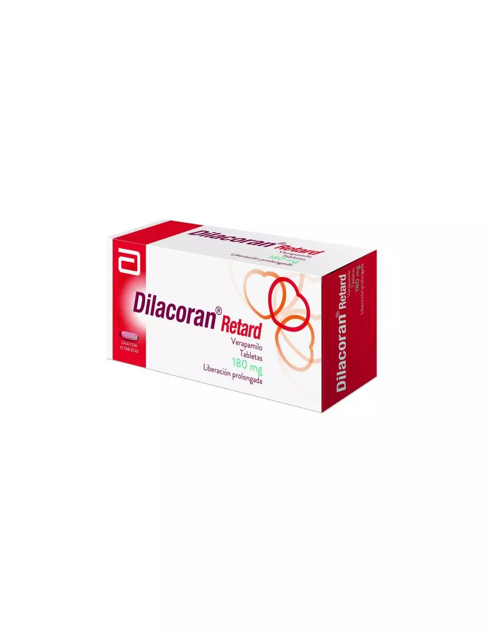 Dilacoran Retard 180 mg Caja Con 15 Tabletas