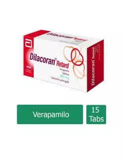 Dilacoran Retard 180 mg Caja Con 15 Tabletas