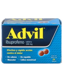 Advil 200 mg 24 Tabletas