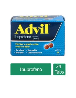 Advil 200 mg 24 Tabletas