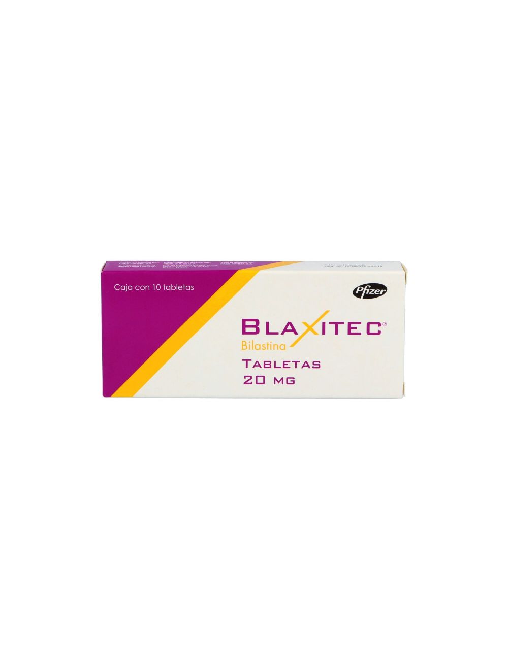 Blaxitec 20 mg Caja Con 10 Tabletas